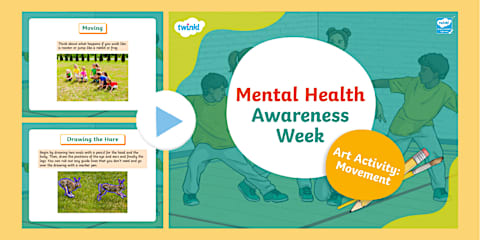 UKS2 Mental Health Awareness Week Art Activity: Movement