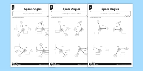 Year 6 Calculating Angles in Parallelograms Worksheet