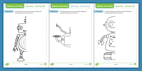 Grade 1 Robotics and Coding -Term 1 - First Term Workbook (Extra Practice)