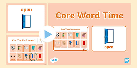 Library Core Word Core Word PowerPoint - It