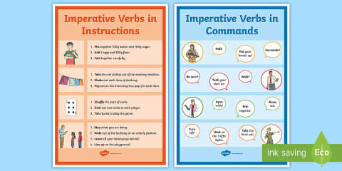 Ver Command Form Imperative Verbs In Commands Poster