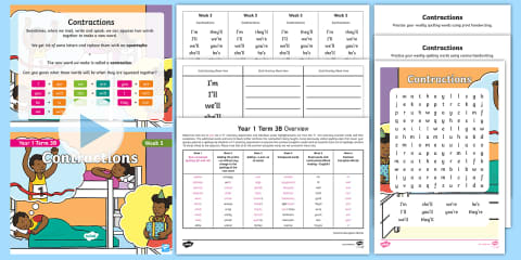 Year 1 Term 3B Week 4 Spelling Pack