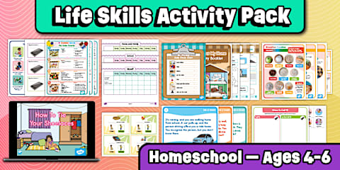 Life Skills Activity Pack for Homeschool Ages 11-14