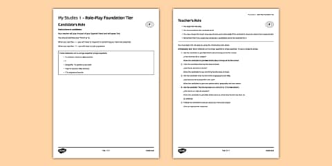 Jobs, Career Choices and Ambitions: Foundation Tier Knowledge Organiser ...