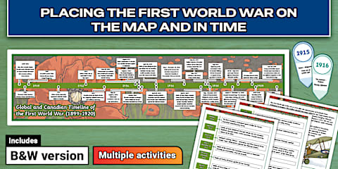 Using charts to work on the First World War