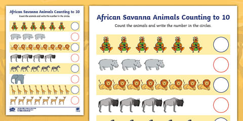 Snake Fingerprint Counting Worksheet Pack