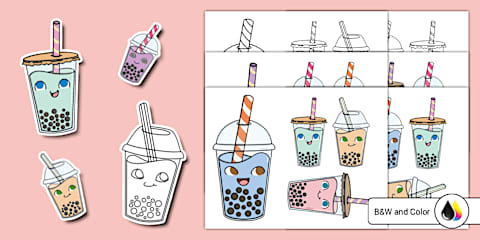 Tea Party Dramatic Play Cutouts