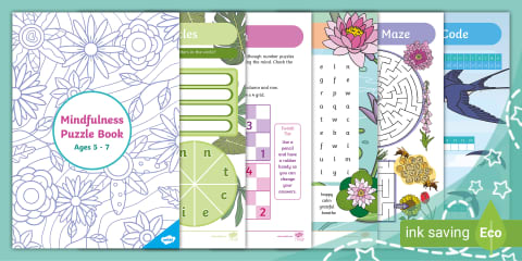 Mindfulness Puzzle Book (Ages 7 - 11)