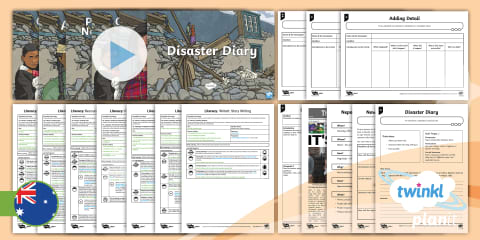 Year 6 Extreme Earth: Earthquakes and Volcanoes Story Writing Genre ...