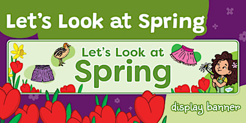 Spring Looking E Let's Look at Autumn Posters