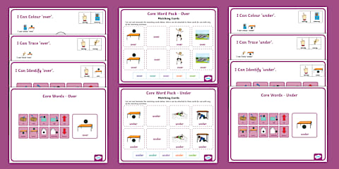 Core Word Pack - Up/Down