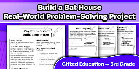 Fall Reading Enrichment Choice Board for Gifted Education