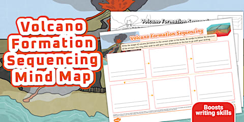 Stages of Volcanic Eruption Diorama Labelling Activity