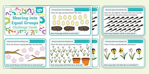 Making Equal Groups - Sharing | KS1 Maths Concept Video