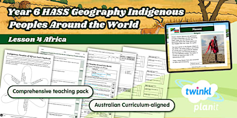 Year 6 HASS Geography Indigenous Peoples Around the World Assessment Pack