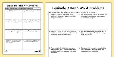 Sixth Grade Ratio and Proportion Assessment
