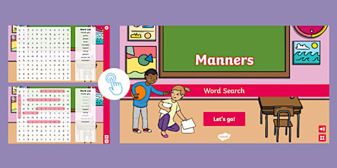Good Manners Interactive Sorting Activity