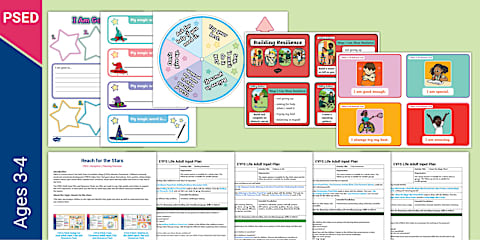 EYFS PSED Going For Goal Adult Input Plan and Resource Pack