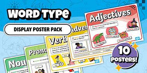 Y2 English Working Wall Display Pack