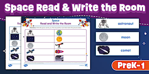 Kindergarten People in My Neighborhood Read and Write the Room Worksheet