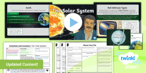 EAL Older Learners Curriculum Scaffolding Pack - Science - Space (Earth ...