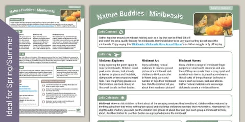 EYFS Nature Buddies Outdoor Learning: Celebrating Spring