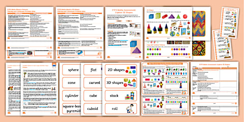 EYFS Maths Challenges to Support White Rose Maths Explore 3D Shapes
