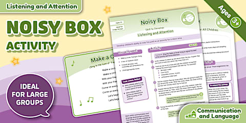EYFS Active Listening Activity: Listen and Move | Communication and ...