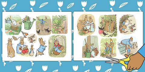 KS1 Rabbit Story Map Template