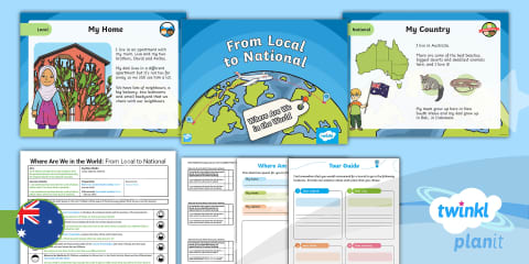 Year 2 HASS Geography Where Are We in the World Lesson 1 Seven Continents