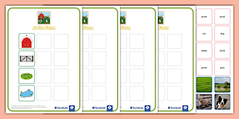 Farm Themed Cut and Stick Number Ordering Activity 11-20