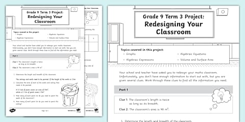 Grade 9 - Maths - Term 3 - Drawing Straight Line Graphs - Activity ...