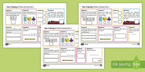 Year 3 Spring 1 Australian Maths Activity Mats