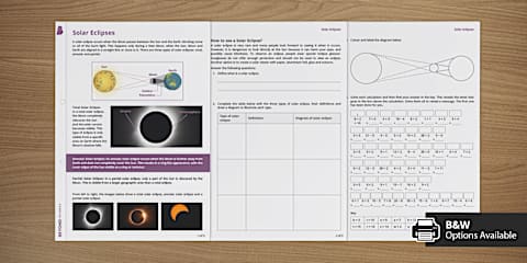 Lunar Eclipse Worksheet