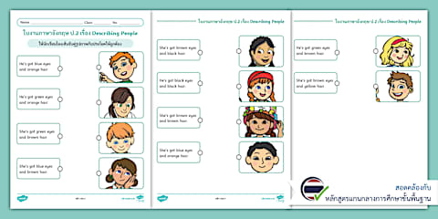 Describing People Matching Cards - Indonesian