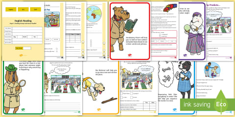 Year 2 SATs Survival: 5-for-5 Reading Test Pack 1