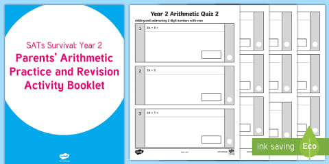SATs Year 2 Parents' English Practice and Revision Activity Pack
