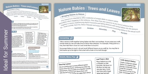 EYFS Nature Babies Outdoor Learning: Winter Weather