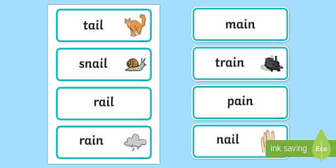 Phase 5 Split Digraph ue Words Matching Cards
