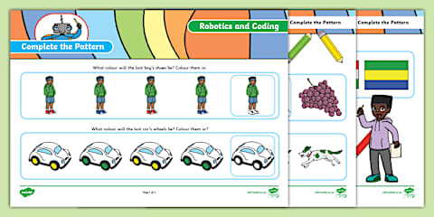 Grade 1 Robotics and Coding - Term 1 - Coding - Pattern Recognition ...