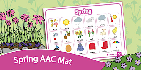 Twinkl Symbols: Seasons AAC Mat Complete Pack