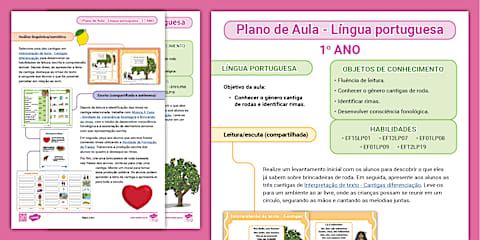 Plano de aula 1º ano - Matemática: contagem e sequência