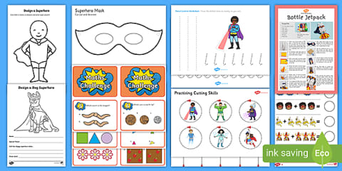 Superheroes Activity Booklet (Ages 3 - 5)