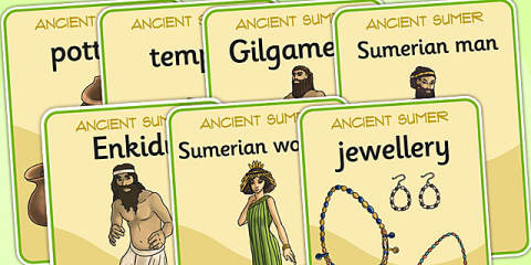 Ancient Sumer Timeline Posters