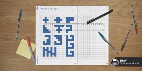Finding Perimter Using Grid Area on a Grid