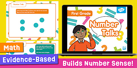 First Grade Open-Ended Math Question Cards