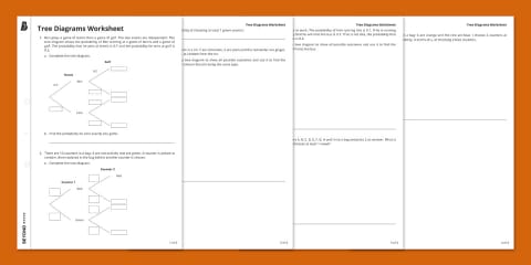 Tree Diagrams Lesson Pack