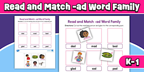 Family Mix and Match Busy Bag Prompt Card and Resource Pack