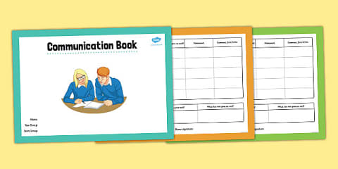 Home School Communication Book Primary