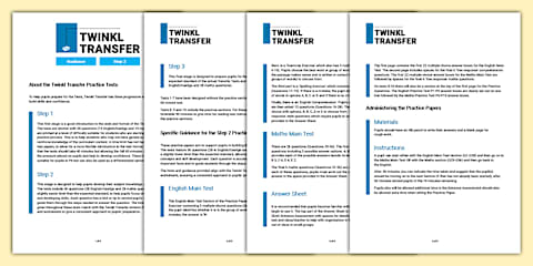 Introducing the Transfer Test